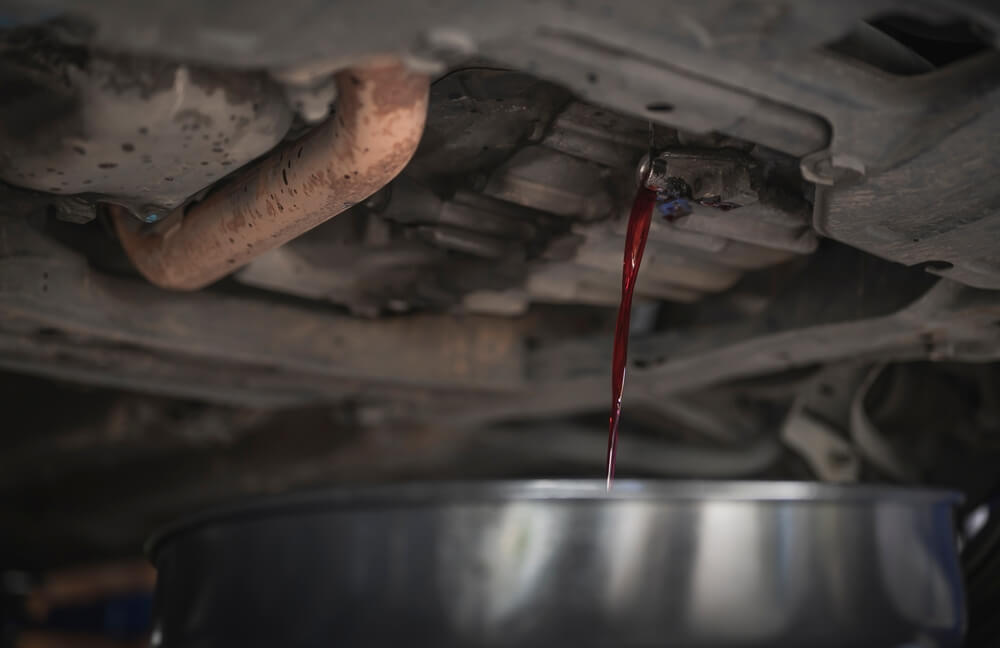 bmw is leaking transmission fluid